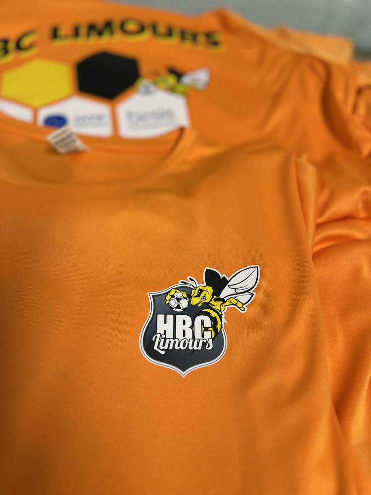 Flocage textile - Club de Sport - HBC Limours